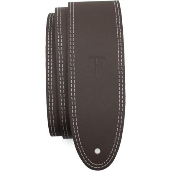 Leather guitar strap adjustable 41 to 56 inch for electric acoustic bass - Picture 1 of 7
